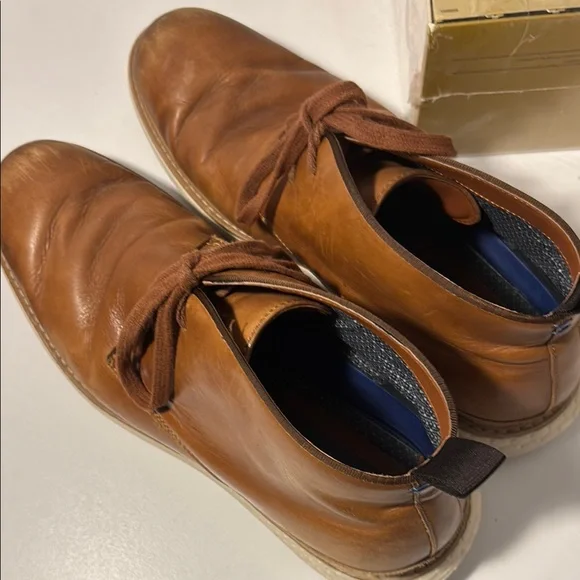 Vince Camuto Men's Brown Leather Shoes•Size 9.5 - Picture 1 of 6